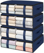StorageRight Under Bed Storage Bags, 4 Pack, 40L, Blue by StorageRight
