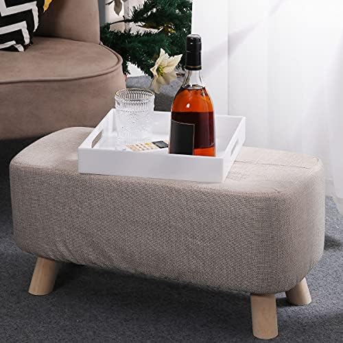 White Acrylic Large Ottoman Tray with Handles 18"x18"x2" Spill Proof Serving Tray Rubber Boot Organizer Tray Decorative for Living Room Bedroom Kitchen Entryway Coffee Table Countertop - Image 7