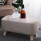 White Acrylic Large Ottoman Tray with Handles 18"x18"x2" Spill Proof Serving Tray Rubber Boot Organizer Tray Decorative for Living Room Bedroom Kitchen Entryway Coffee Table Countertop - Image 7