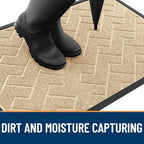 OLANLY Front Door Mat Outside 35x23, All-Season Absorbent Rubber Doormat - Image 7