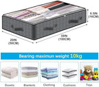 BiCINE 8 Pack Under Bed Storage, 90L Foldable Closet Containers Organizers - Image 3