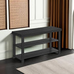 SONGMICS Shoe Rack Bench, 3-Tier Bamboo Entryway Bench, 35.2 Inches Width - Image 6