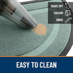 OLANLY Half Circle Front Door Mat Outside 47x32 All-Season Rubber Doormat - Image 5