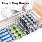 Freezer Organizer Bins, 4 Pack Big Baskets for 5/ 7 Cu.FT Deep Freezer - Image 4