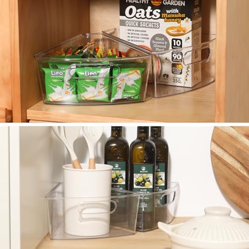 Lazy Susan Organizer Bins,10.2”x 9.4”x 4”, 26" Diameter(8) - Image 7