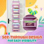 Weekly Clothes Organizer for Kids, Monday through Friday Clothing, 6 Shelf - Image 5