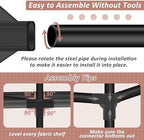 Wardrobe Closet, Quick and Easy Assembly, Gray Portable Closet - Image 7