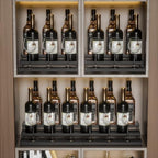 Expandable 3-Tier Metal Spice Rack, Heavy Duty Kitchen Step Shelf Organizer for Cabinet, Pantry & Countertop, Non-Slip Storage for Spices, Perfumes & Collectible Figures(BLACK,2PACK) - Image 5