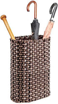PEMAR Espresso Slim Umbrella Stand for Entryway, Waterproof Resin by PEMAR
