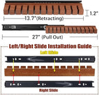 Walnut 12 Belts Organizer with Sliding System - Image 2