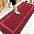 OLANLY Front Door Mat Outside 59x20, All-Season Heavy-Duty Rubber Doormat by OLANLY