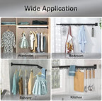 BOQORAD Drying Rack Clothing,Clothes Drying Rack Wall Mounted,Collapsible Hanging Racks for Laundry,Laundry Drying Rack,Wall Mounted Clothes Rack - Image 6
