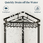 Consumest Corner Shower Caddy Stand - Rustproof Bathroom Organizer&Storage - Image 2