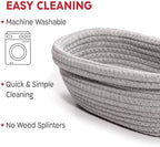KneadAce Cotton Rope Banneton Bread Proofing Basket Set, Oval & Round Bread Baskets with Liners & Covers for Artisan Bread Baking, Sourdough Bread Baking Supplies - Image 4