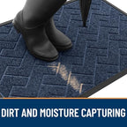 OLANLY Front Door Mat Outside 47x32, All-Season Absorbent Rubber Doormat - Image 7