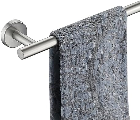 JQK Bath Towel Bar, 39 Inch 304 Stainless Steel Thicken 1mm Single Towel Rack for Bathroom, Towel Holder Brushed Finished Wall Mount, Useable Length 36 Inch, TB110L36-BN by Homeimprovement