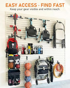 8 Pcs Slatwall Baskets Kit, Slatwall Accessories with Slat Wall Hooks - Image 3