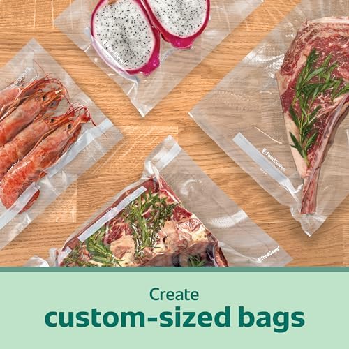 FoodSaver Heavy-Duty Vacuum Seal 8 x 20' Roll, 6-Pack, Ideal for Food Storage and Sous Vide Cooking - Image 4