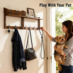 28" Coat Rack Wall Mount with Shelf with 7 Hooks 3 Key Hanger - Image 6