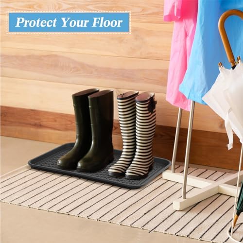 Yungyan 10 Pcs 2 Sizes Multi Purpose Large Boot Trays Waterproof Shoe Tray - Image 5