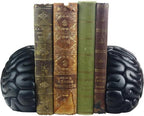 Brain Bookends Office Decorative Bookends for Shelves Heavy Bookends Book Stoppers Book Holders for Desk Decoration (Black) - Image 3