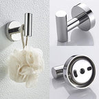 MARMOLUX ACC Bathroom Hardware Set Towel Racks 4 Pieces Hand Towel Ring Holder-Toilet Paper Holder-Towel Hook-Towel Bar Heavy Duty Wall Mount Bathroom Accessories SUS 304 Stainless Steel Mirror Finish - Image 6
