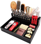 Barber Storage Box,Hairdressing Tool Holder, Multifunctional Detachable Large Storage Box, Shear Holder PU Leather Salon Scissors Holder, Hair Cutting Tools Storage Case for Barber Accessories(Large) by ZIBARBER