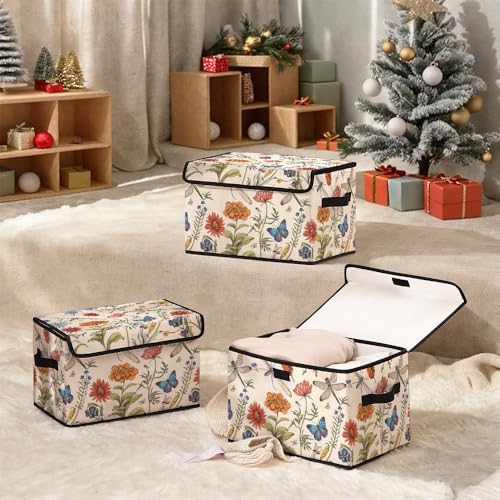 Stackable Clothes Storage Bins with Lids 3 Pack - Image 6