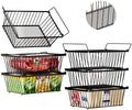 Enhanced Leak-Proof Bottom, Freezer Organizer Bins for 5 Cu.Ft,6 Pack by ANJUBAN
