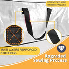 Clear Moving Bags Heavy Duty Extra Large with Strong Zipper Handles - Image 5