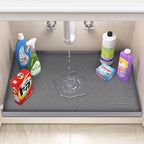 Jin&Bao Under Sink Mat 31" x 19" Waterproof Silicone Cabinet Kitchen Liner - Image 3
