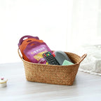 DOKOT Woven Rattan Baskets - Set of 3, Perfect for Kitchen Storage and Organizing Fruits - Image 7
