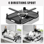 Dish Drying Rack, 304 Stainless Steel Dish Racks for Kitchen Counter - Image 3