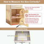 Fokyfok 2Pc Pull out Cabinet Organizer,16"-21"W,13"-17"D,Expandable - Image 2