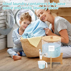 Laundry Detergent Dispenser, 88 oz / 2.5L Fabric Softener Dispenser for Laundry Room Organization, Detergent Holder with Stainless-Steel Spigot, Laundry Soap Container (Large) - Image 5