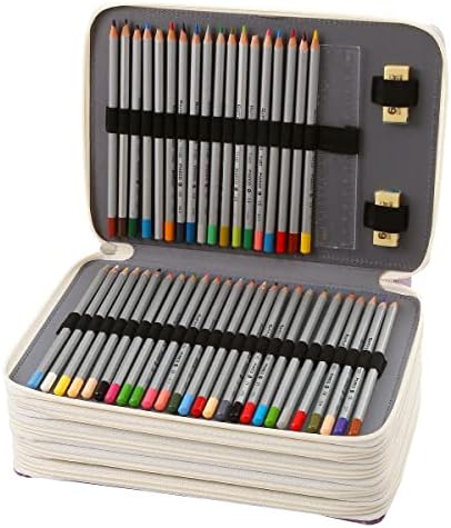 250 Slots Colored Pencil Case Organizer, 5 Layer Bag - Image 3