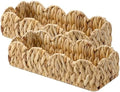 StorageWorks Small Scalloped Baskets for Decor, Wicker Toilet Paper Basket by StorageWorks