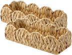 StorageWorks Small Scalloped Baskets for Decor, Wicker Toilet Paper Basket by StorageWorks