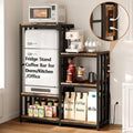 MAJALiS Mini Fridge Microwave Combo Stand Cabinet Shelf with Storage Space by MAJALiS
