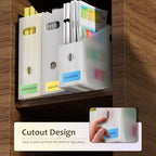 6PCS Scrapbook Paper Storage, Foldable Craft Papers and Supplies Holder - Image 4