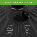 Best Choice Products Fillable Umbrella Base Stand Round Sunburst Plastic Patio Umbrella Base Stand, Pole Holder for Outdoor, Lawn w/ 55lbs Weight Capacity, Adjustment Knob - Image 2