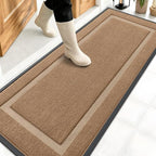 OLANLY Front Door Mat Outside 59x20, All-Season Heavy-Duty Rubber Doormat by OLANLY