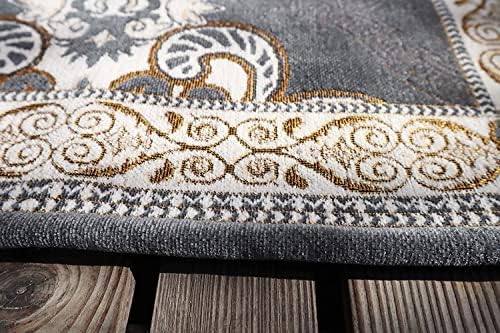 CHICHIC 32 x 48 Inch GrayGreen Low Profile Indoor Door Mat for Home Entrance, Indoor Welcome Mat for House Front Door Mat Inside Outdoor Outside Entryway Rugs Anti-Slip Rubber Back - Image 7