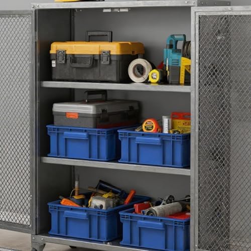 3-Pack Heavy Duty Part Bins, Stackable Tool Storage Bin for Hardware - Image 6