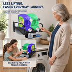 Liquid Laundry Detergent Holder,laundry room hacks,Laundry Detergent Dispenser,Hanging Laundry Station Storage Laundry Detergent Stand-Laundry Room Wall-Washing Machine (Small-Black) - Image 3