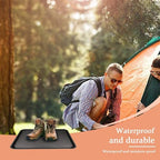 Shoe Tray for Entryway 2Pcs 18x14 Inch, Non-Slip Waterproof Boot Mat with Square Design, for Indoor and Outdoor Use, Style 2 - Image 3