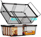 Large Freezer Organizer Bins for 10 to 20 Cu.Ft,Leak-Proof Bottom,2 Pack by ANJUBAN