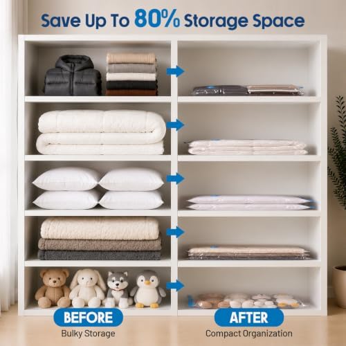 10 Pack Extra Jumbo Vacuum Storage Bags 51.2 x 39.3 Inch - Image 6