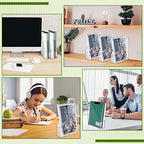 Marsui 6 Pcs Clear Acrylic Magazine Holder with Handle Desk Organizer - Image 6