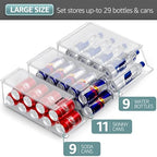 Sorbus Soda Can Organizer, Standard, Slim Cans & Water Bottles (3 Sizes) - Image 7